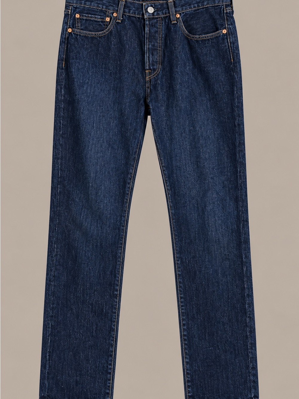 Levi's Men's 501 Dark Blue Straight Jeans